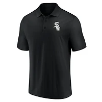 Ensemble polo noir/gris avec logo principal des Chicago White Sox pour homme