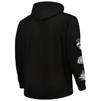 Chandail à capuchon en polaire Big & Tall Chicago White Sox pour homme, noir