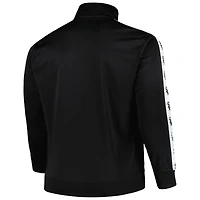 Veste de survêtement en tricot Big & Tall Black Chicago White Sox pour homme avec fermeture éclair intégrale