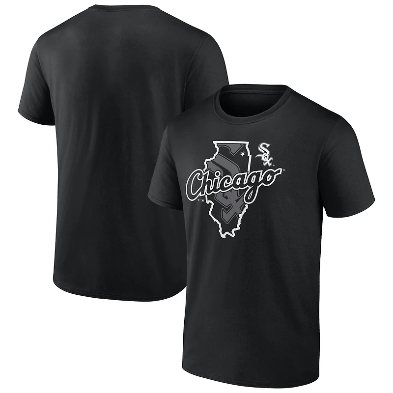 T-shirt noir à imprimé Chicago White Sox Hometown pour homme