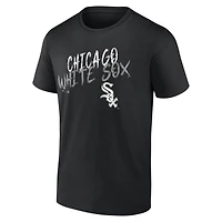 Men's Black Chicago White Sox  Hustle Personalized Name & Number T-Shirt