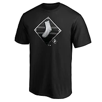 T-shirt noir pour homme avec mascotte Midnight des White Sox de Chicago