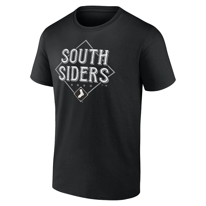 T-shirt noir pour homme des Chicago White Sox South Siders