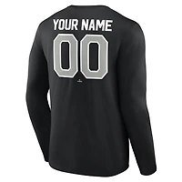 Men's Black Chicago White Sox Winning Streak Custom Long Sleeve T-Shirt