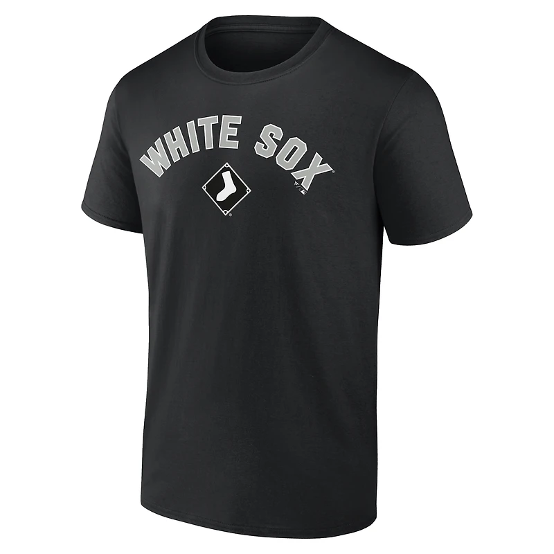 Men's Black Chicago White Sox Winning Streak Custom T-Shirt
