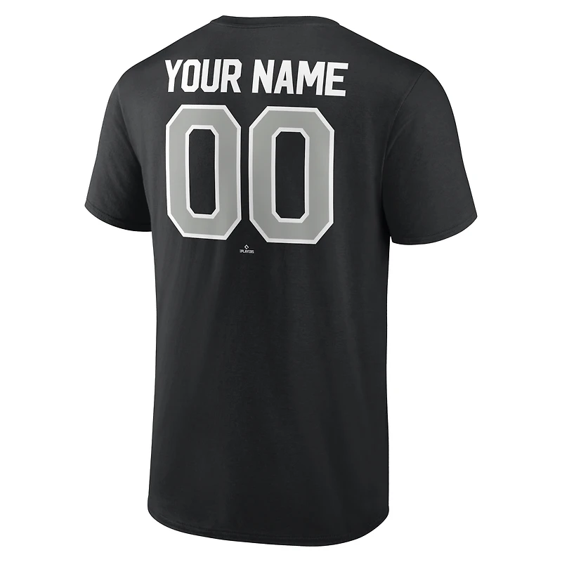 Men's Black Chicago White Sox Winning Streak Custom T-Shirt