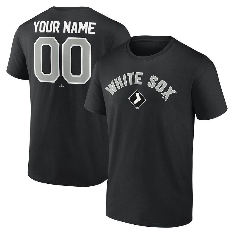 Men's Black Chicago White Sox Winning Streak Custom T-Shirt