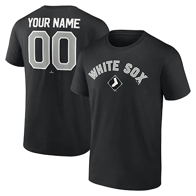 Men's Black Chicago White Sox Winning Streak Custom T-Shirt
