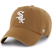 Men's Carhartt x '47  Brown Chicago White Sox Clean Up Adjustable Hat