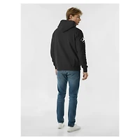 Men's Champion  Black Chicago White Sox Reverse Weave Chenille Hoodie