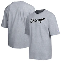 Men's Champion Gray Chicago White Sox All Star Chenille Wordmark T-Shirt