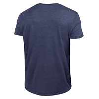 Men's Champion  Navy Chicago White Sox Cooperstown Wordmark Lockup Tri-Blend T-Shirt