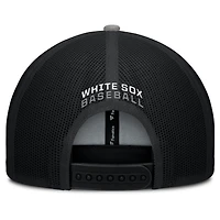 Men's Chicago White Sox Fanatics Black/Gray Cutoff Adjustable Trucker Hat
