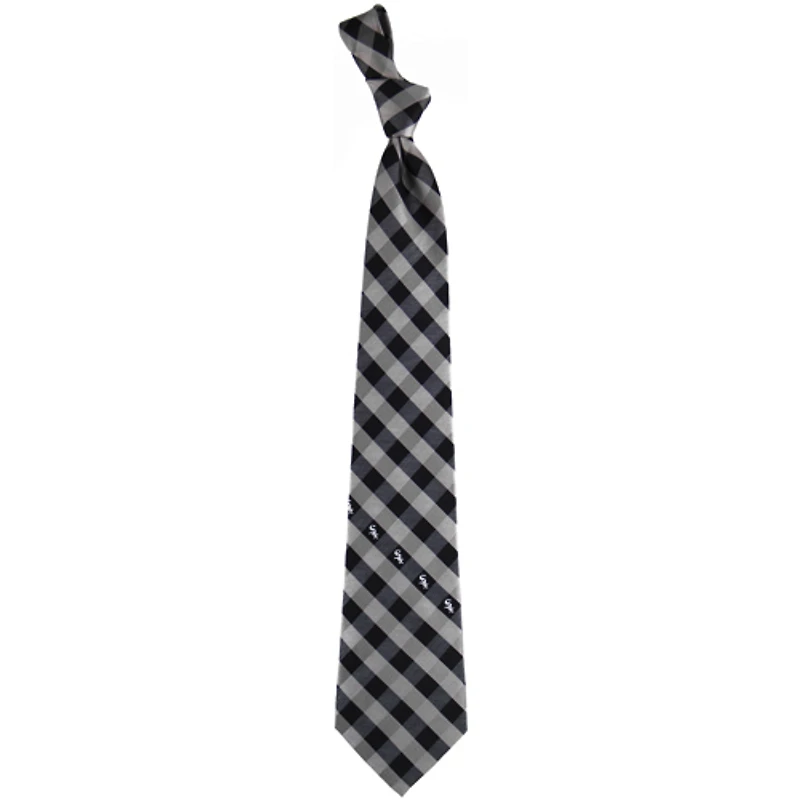 Men's Chicago White Sox Woven Checkered Tie