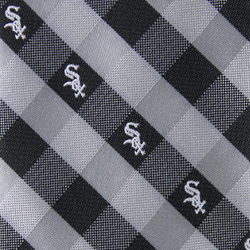 Men's Chicago White Sox Woven Checkered Tie