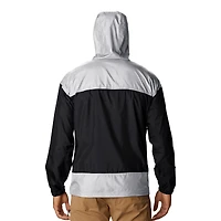 Veste coupe-vent zippée intégrale Columbia Black Chicago White Sox Omni-Shade Flash Challenger pour homme