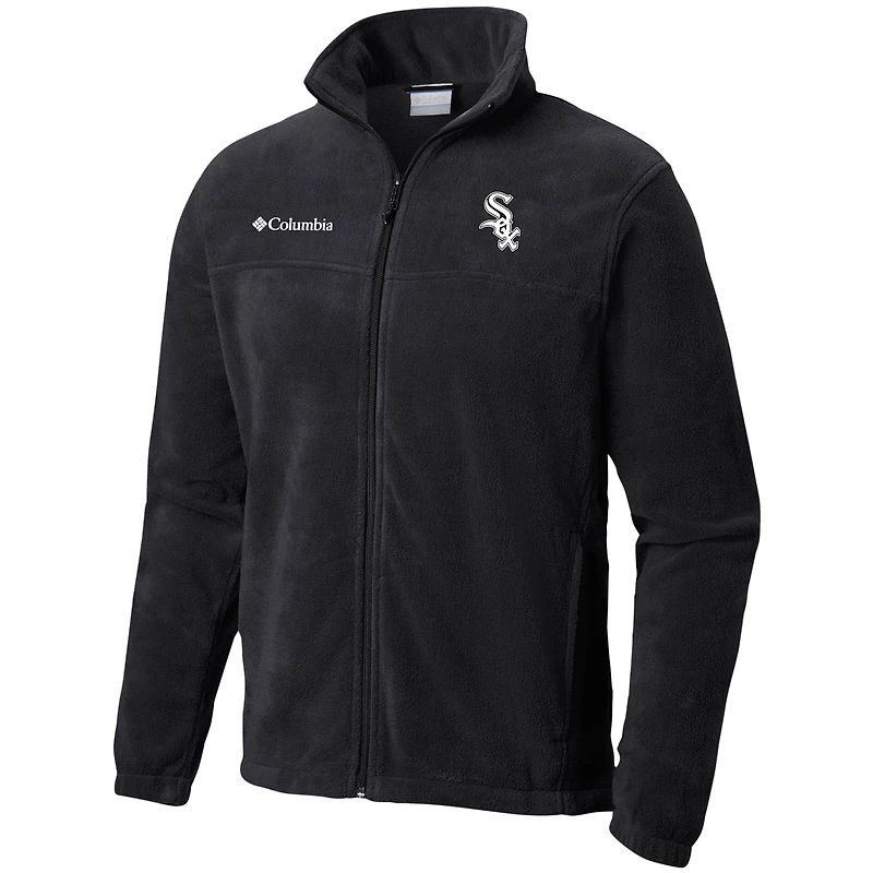 Men's Columbia Black Chicago White Sox Steens Mountain Full-Zip Jacket