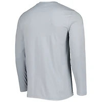 Ensemble de nuit pour homme Concepts Sport noir/gris Chicago White Sox Breakthrough avec haut à manches longues et pantalon
