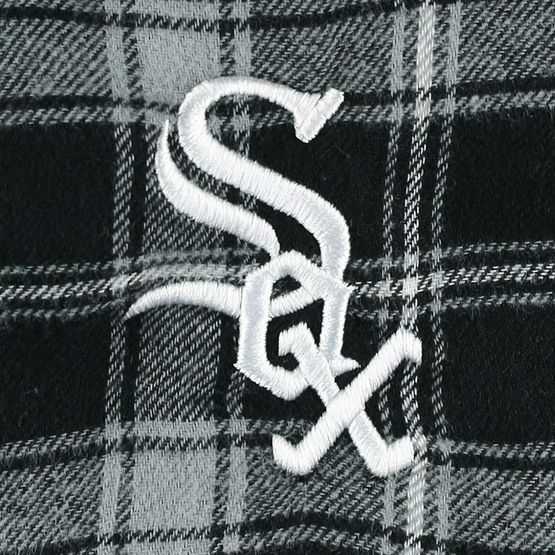 Caleçon en flanelle pour homme Concepts Sport Chicago White Sox Ledger noir/gris