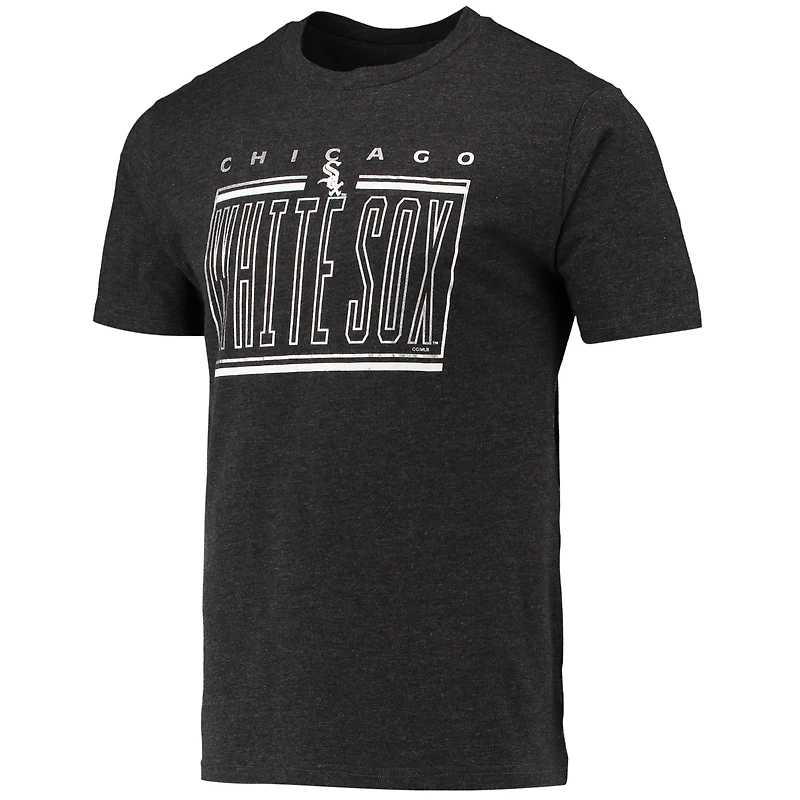 Men's Concepts Sport Gray/Black Chicago White Sox Meter Top and Shorts Sleep Set