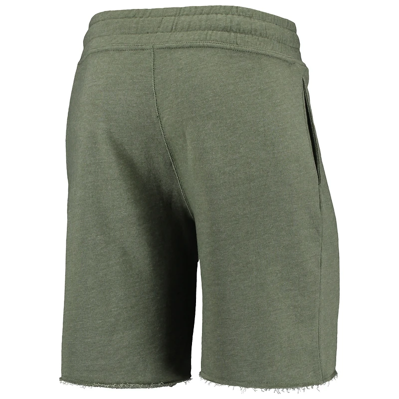 Men's Concepts Sport Heathered Olive Chicago White Sox Mainstream Tri-Blend Shorts
