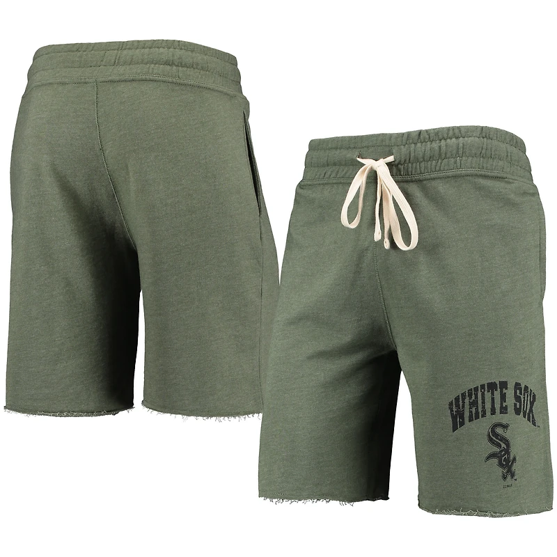Concepts Sport Heathered Olive Chicago White Sox Mainstream Tri-Blend Short