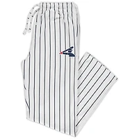 Concepts Sport Pantalon de nuit à fines rayures Chicago White Sox Big & Tall pour homme Blanc/Noir