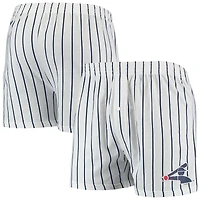 Caleçon à fines rayures Vigor Chicago White Sox Concepts Sport pour homme, blanc/bleu marine