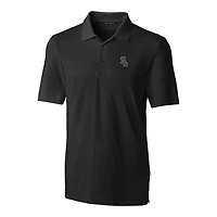 Men's Cutter & Buck Black Chicago White Sox Big Tall Forge Stretch Polo