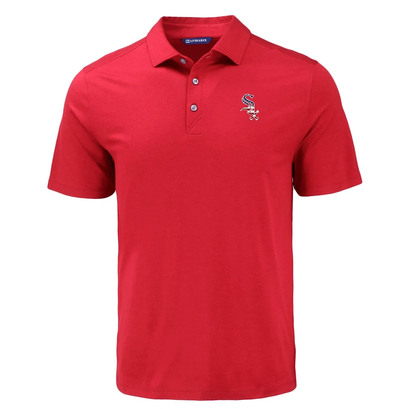 Men's Cutter & Buck Red Chicago White Sox Coastline Epic Comfort Eco Recycled Polo