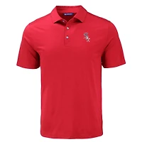 Men's Cutter & Buck Red Chicago White Sox Coastline Epic Comfort Eco Recycled Polo