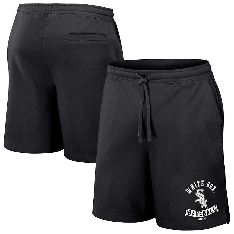 Short noir aux couleurs des White Sox de Chicago, collection Darius Rucker pour homme par Fanatics