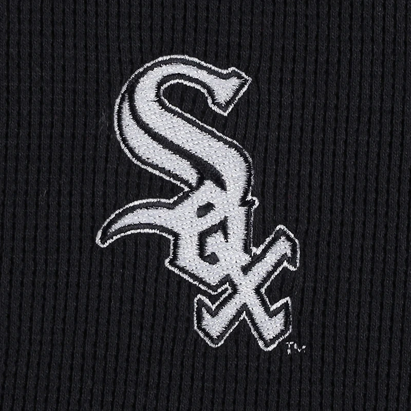 T-shirt à manches longues Dunbrooke Chicago White Sox Black Maverick pour homme