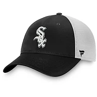 Men's Fanatics Black/ Chicago White Sox Team Core Unstructured Trucker Adjustable Hat