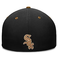 Casquette ajustée Splinter noire/marron des Chicago White Sox pour homme