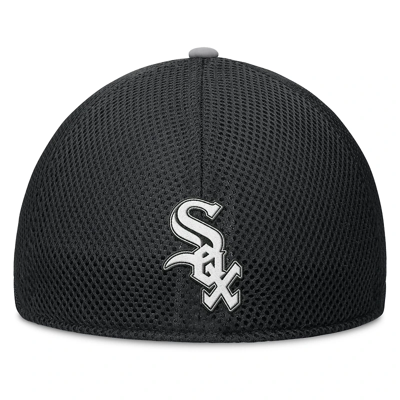 Casquette Fanatics Flex noire/grise des Chicago White Sox pour homme