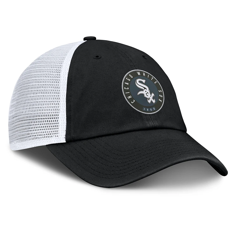 Men's Fanatics Black/White Chicago White Sox Averies Adjustable Hat