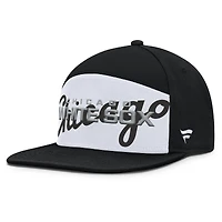 Men's Fanatics Black/White Chicago White Sox Clubhouse Splitter Snapback Hat