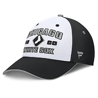 Men's Fanatics Black/White Chicago White Sox Jammed Structured Flex Hat