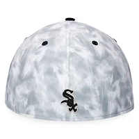 Men's Fanatics Black/White Chicago White Sox Smoke Dye Fitted Hat