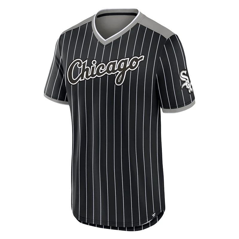 Fanatics pour hommes Black Chicago White Sox Circle the Bases - T-shirt à col en V