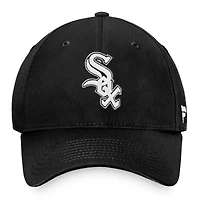 Casquette réglable noire Chicago White Sox Core Fanatics pour hommes