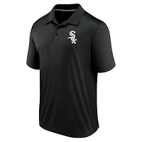 Men's Fanatics  Black Chicago White Sox Fitted Polo