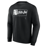 Sweat-shirt en polaire Focus Fanatics pour hommes, noir, Chicago White Sox,