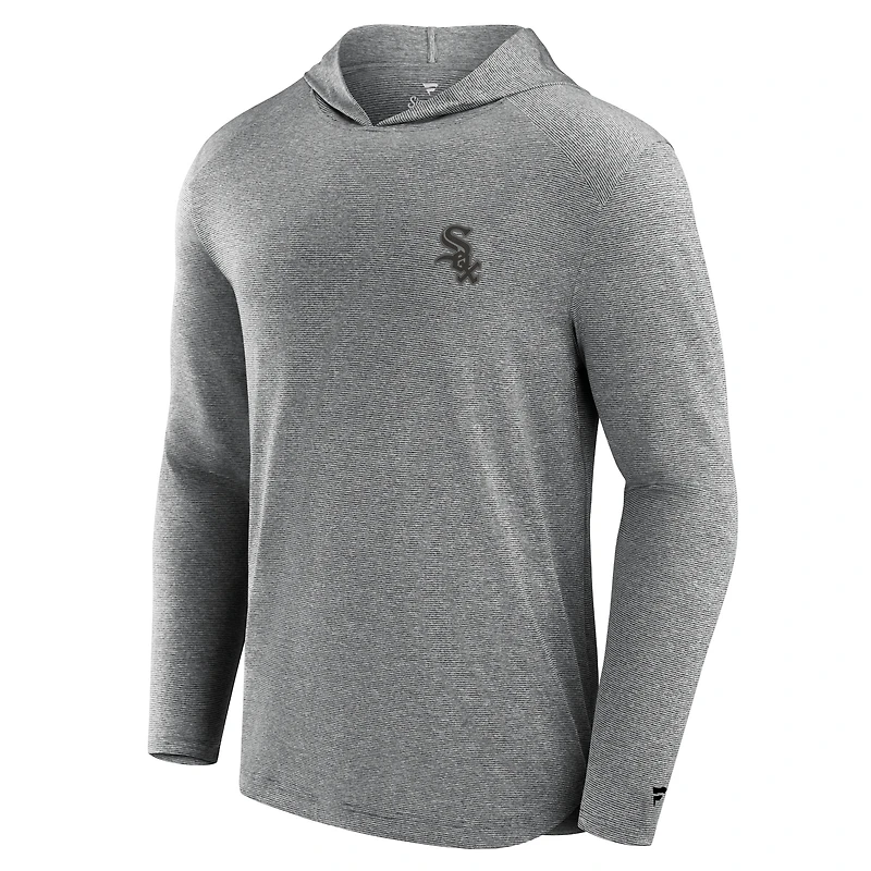 T-shirt à capuche léger Fanatics pour hommes, noir, Chicago White Sox, Front Office Tech