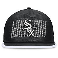 Casquette Snapback Let's Glow Line Drive de Chicago White Sox noire pour hommes Fanatics