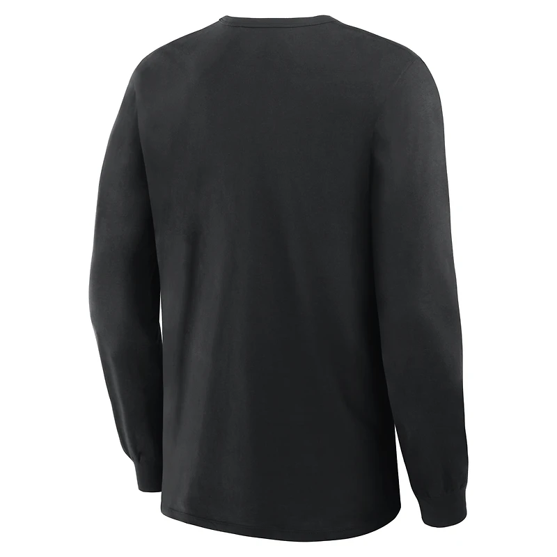 Men's Fanatics Black Chicago White Sox Lock-Up Legacy Long Sleeve T-Shirt