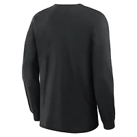 Men's Fanatics Black Chicago White Sox Lock-Up Legacy Long Sleeve T-Shirt