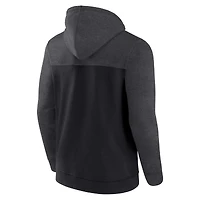 Men's Fanatics Black Chicago White Sox Offensive Line Up Lightweight Full-Zip Hoodie
