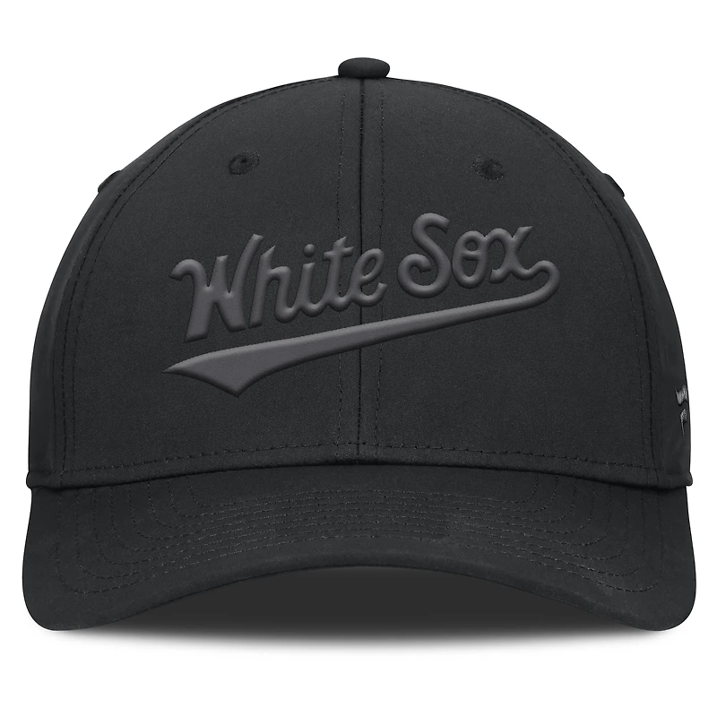 Casquette Overpower Flex noire des Chicago White Sox pour homme